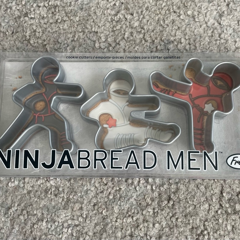 Fred Ninjabread Men Cookie Cutters New